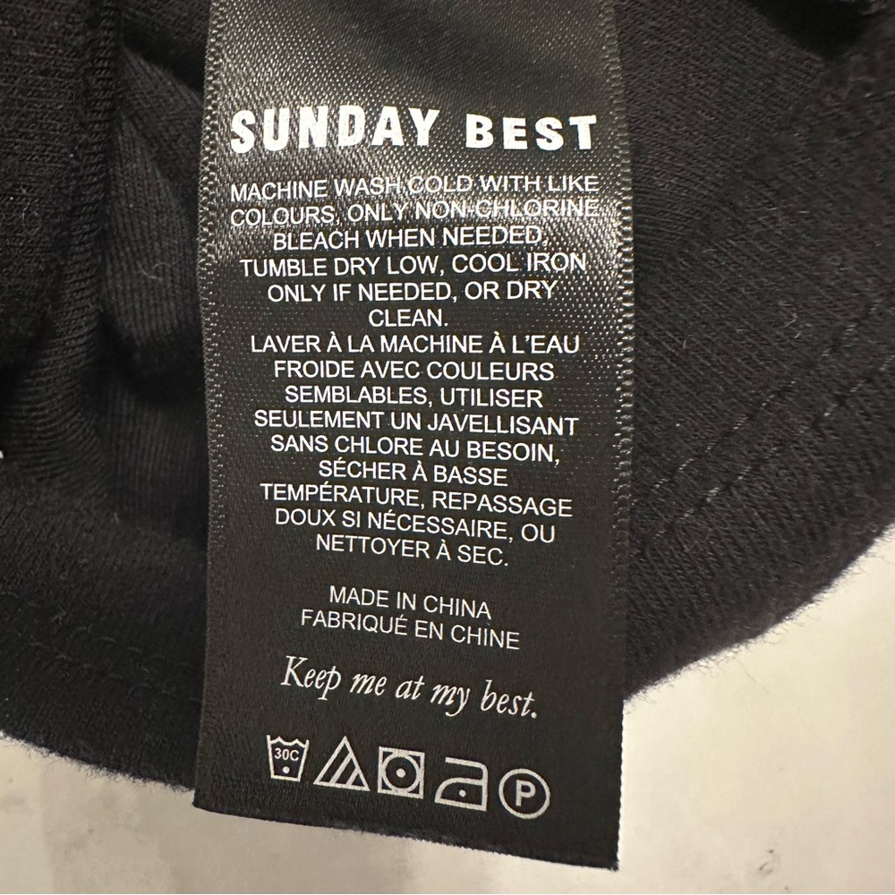 Sunday Best Black Half-Zip Longsleeve - Picture 10 of 11